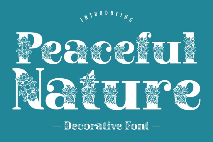 Peaceful Nature Font Download