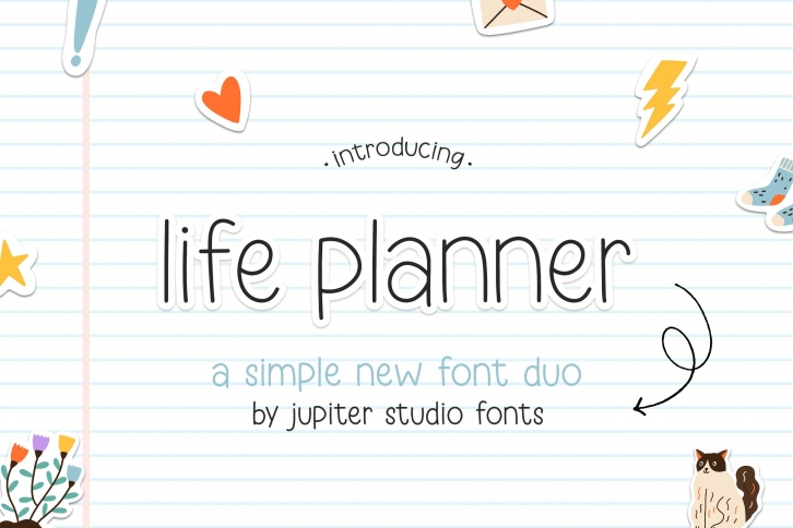 Life Planner Duo Font Download
