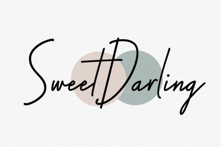 Sweet Darling | Modern Signature Font Font Download