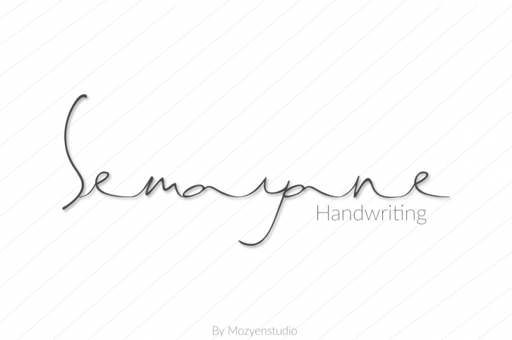 Semayane Handwriting Font Download