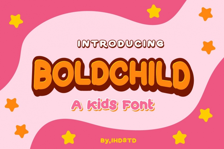 Boldchild Kids Typeface Font Download