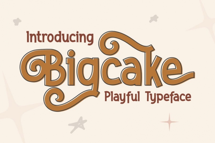 DS Bigcake – Playful Typeface Font Download