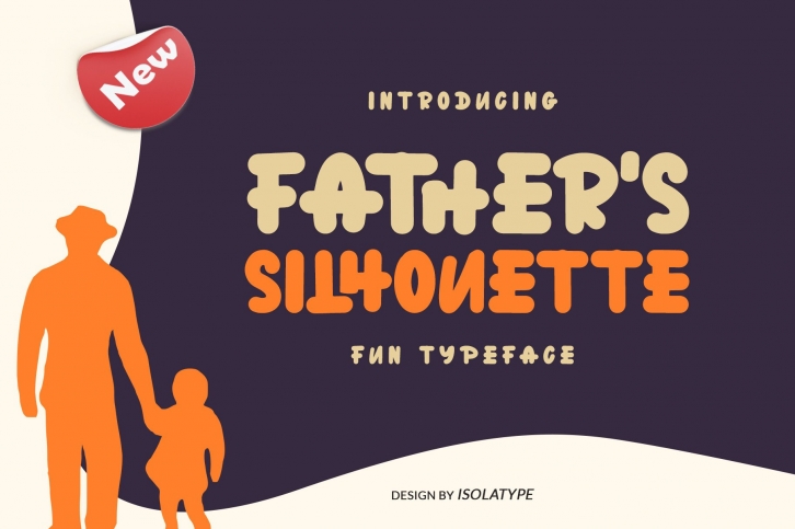 Father's Silhouette Font Download