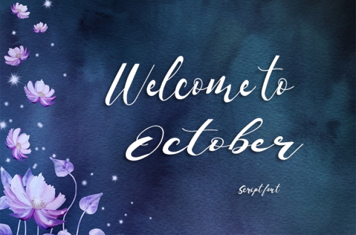 Welcome to October Font Download