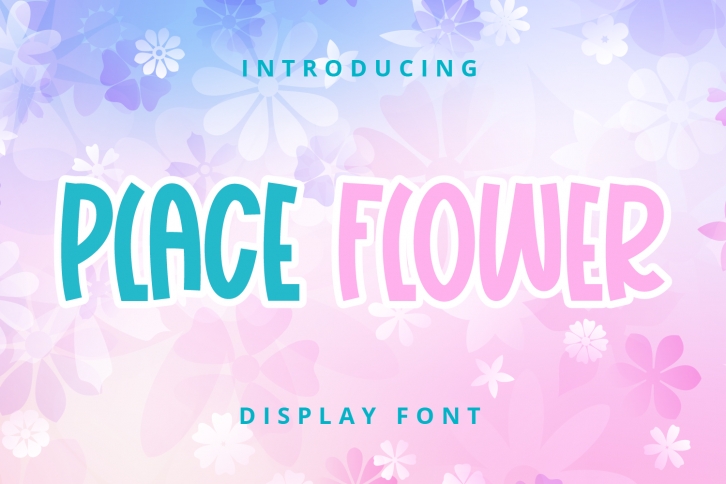 Place Flower Font Download