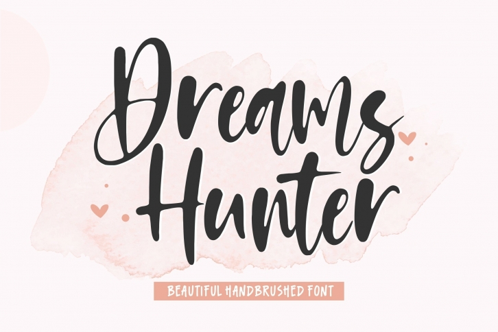 Dreams Hunter Beautiful Handbrushed Font Download