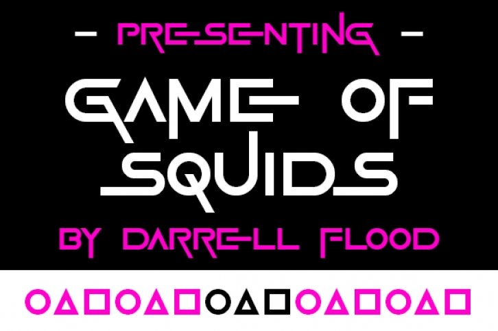 Game Of Squids Font Download