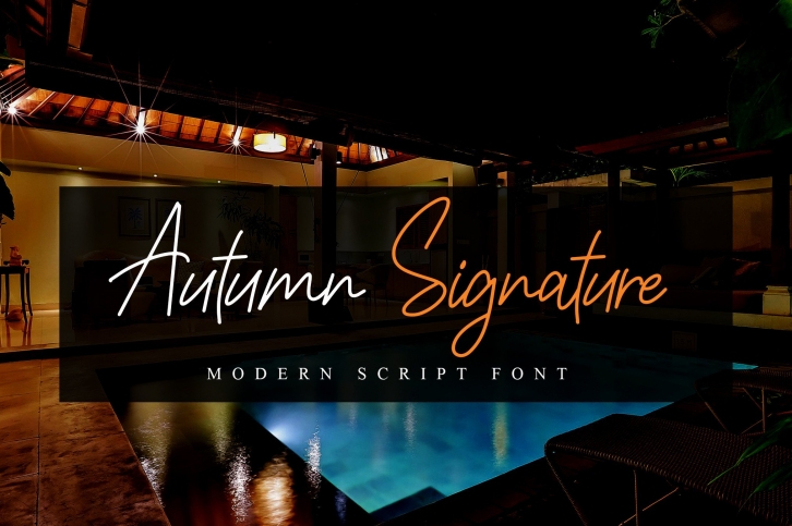 Autumn Signature Font Download