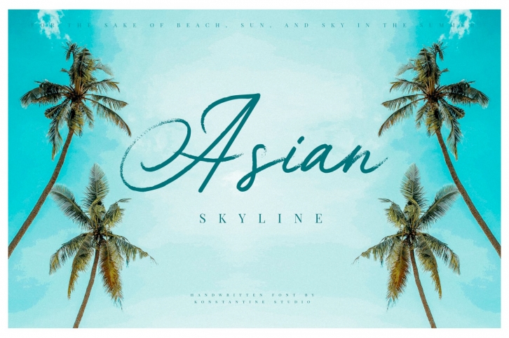 Asian Skyline Font Download