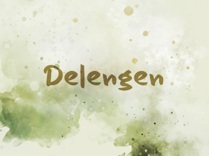 D Delenge Font Download