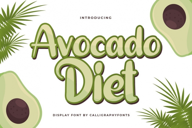 Avocado Diet Font Download