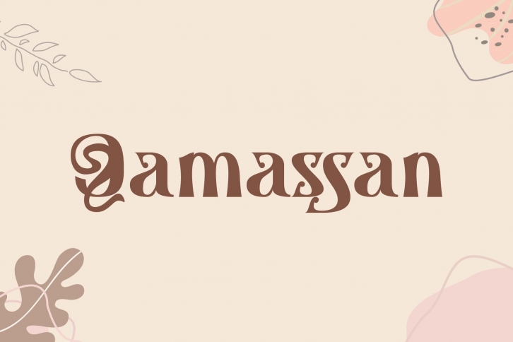 Qamassan-Retro Bohemian (BONUS) Font Download