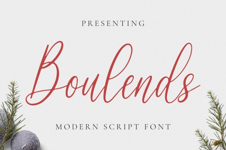 Boulends Font Download