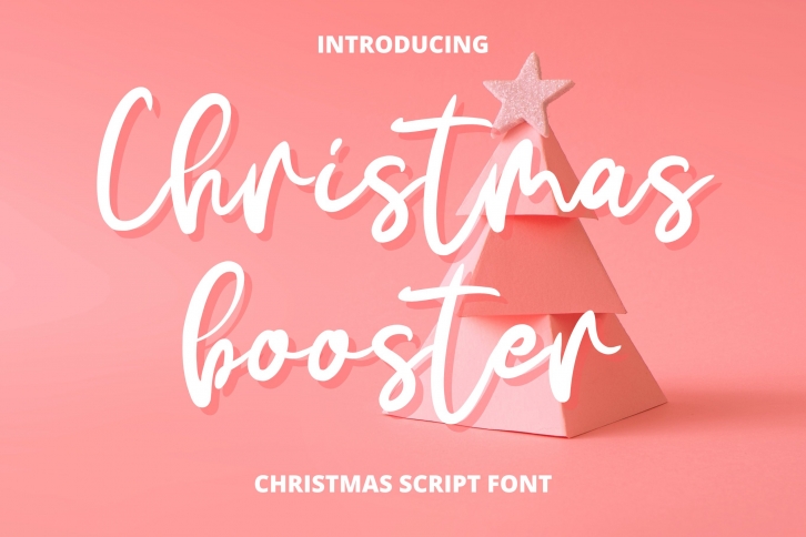 Christmas Booster Font Download