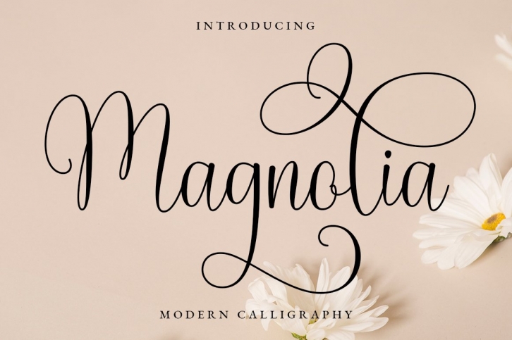 Magnolia Romantic Calligraphy Font Download