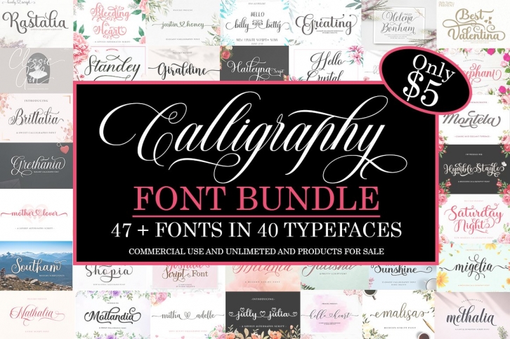 Calligraphy s Bundle Font Download