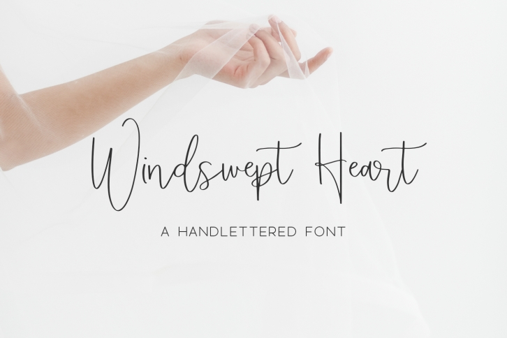 Windswept Heart Font Download