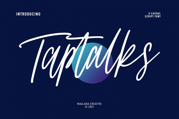 Taptalks Script Font Download