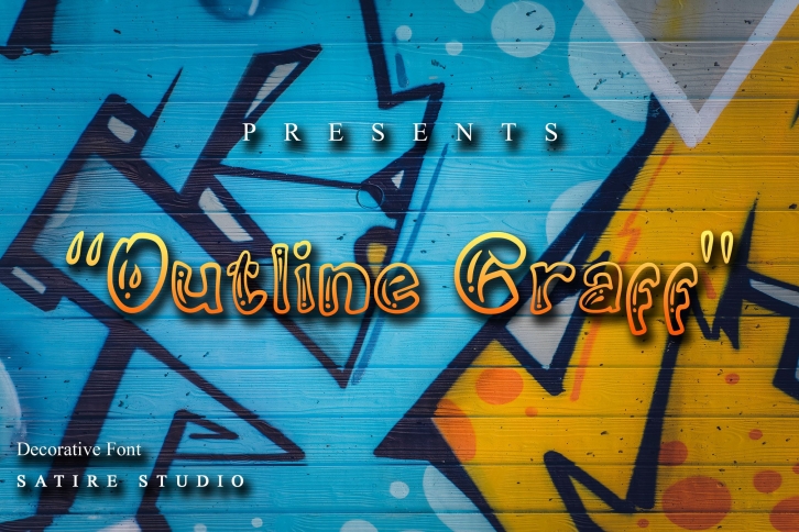 Outline Graff Font Download