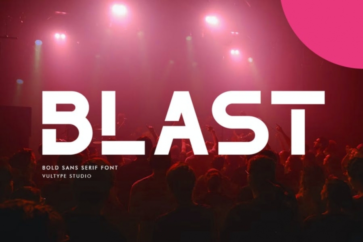 The Blast - Bold Font Font Download