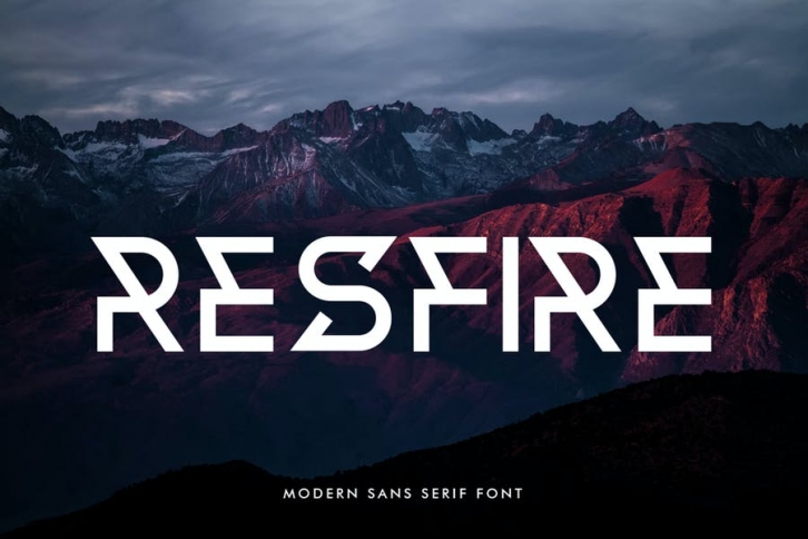 Resfire - Modern Sans Serif Font Download