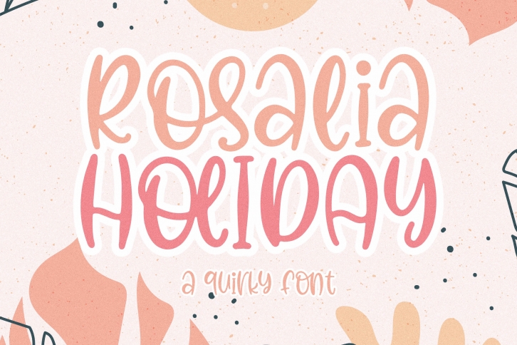 Rosalia Holiday Font Download