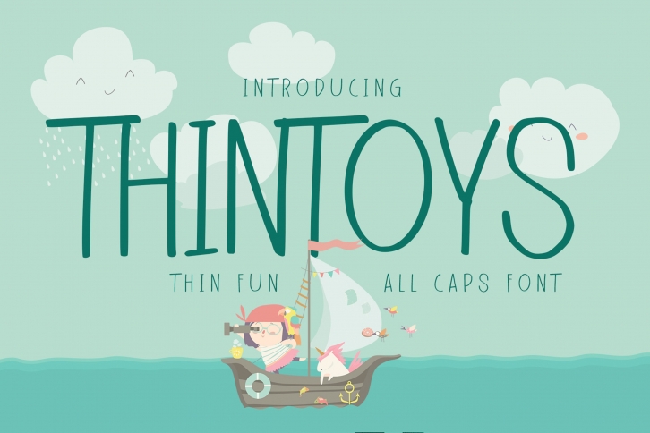 Thin Toys Font Download