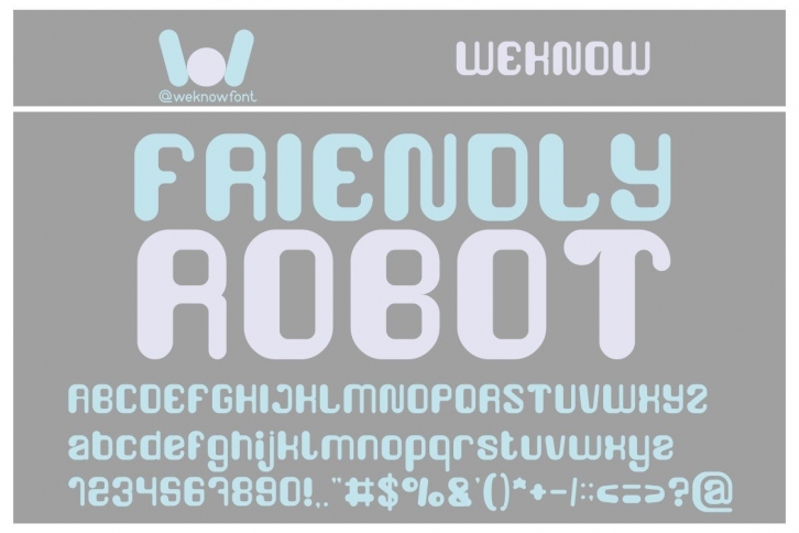 Friendly Robot Font Download