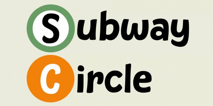 Subway Circle Font Download