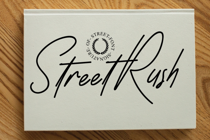 Street Rush Font Download
