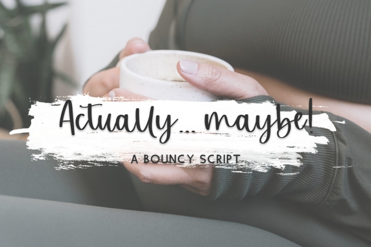 Actually Maybe Script Font Download