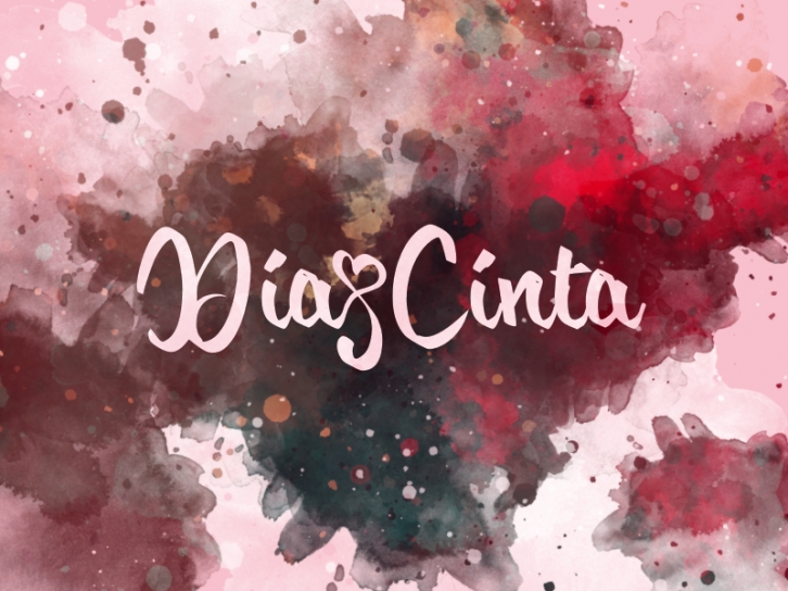 D Dia Cinta Font Download