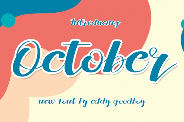 October Font Download