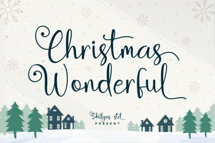 Christmas Wonderful Font Download