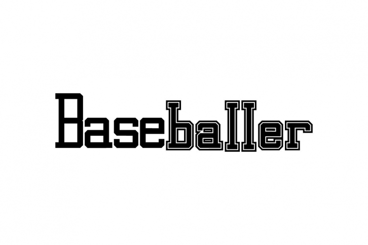Baseballer Font Download