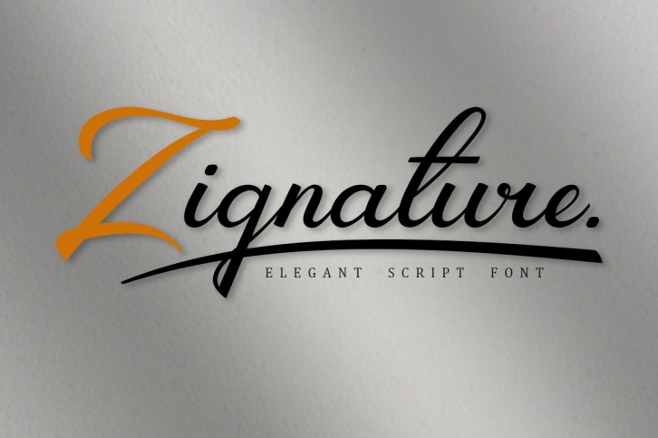 Zignature Font Download