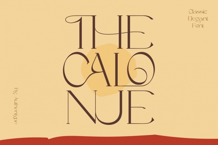 The Calonue - Classic Font Font Download