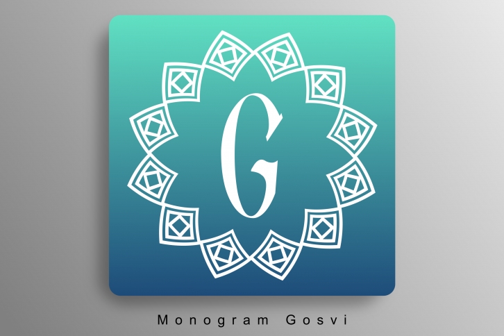 Monogram Gosvi Font Download