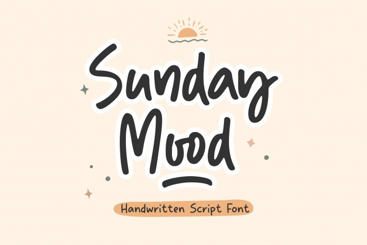 Sunday Mood Handwritten Font Download