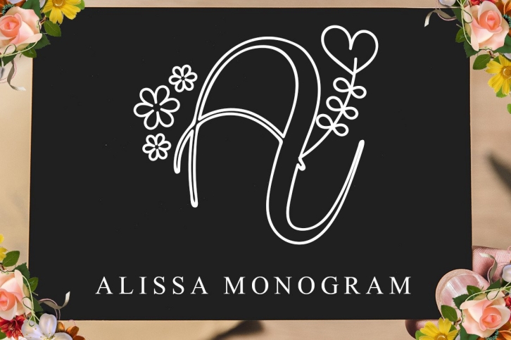 Alissa Monogram Font Download