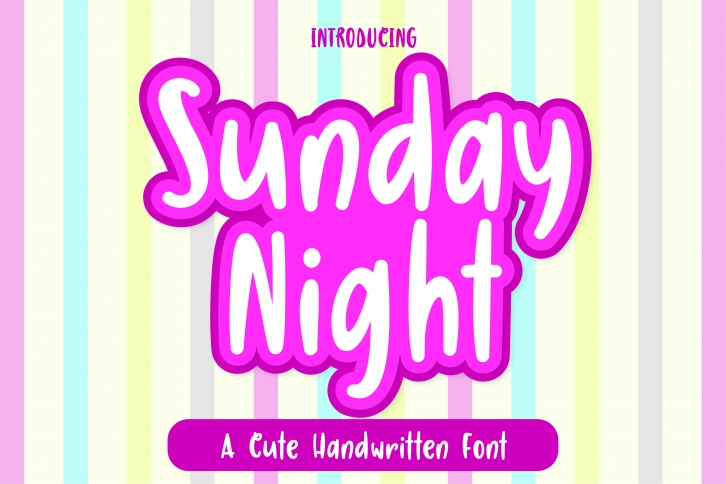 Sunday Night Font Download