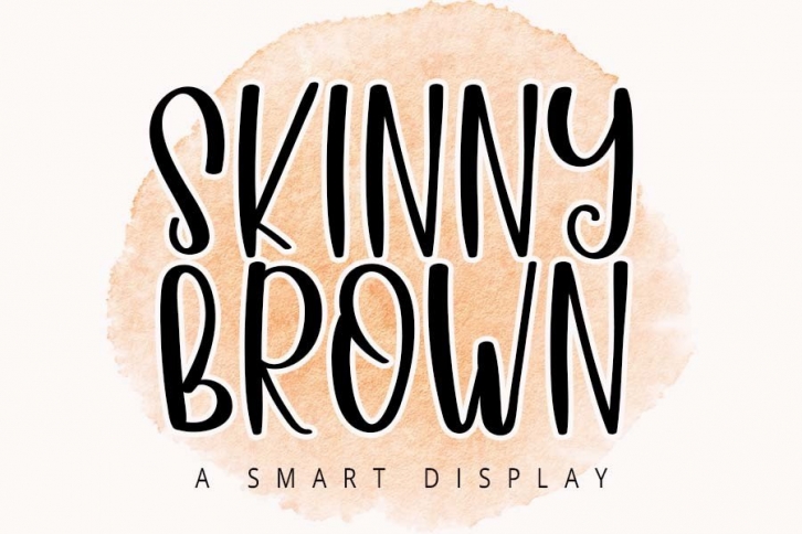 Skinny Brown Font Download