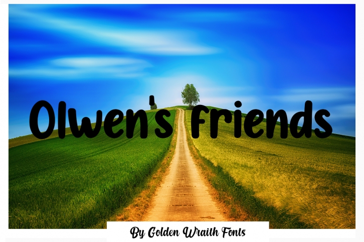 Olwen's Friends Font Download