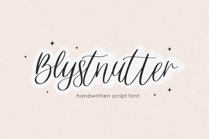 Blystnutter Font Download