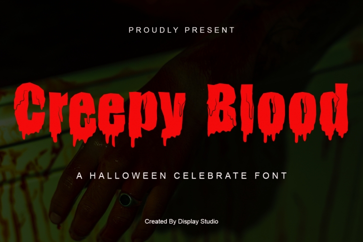 Creepy Blood Font Download