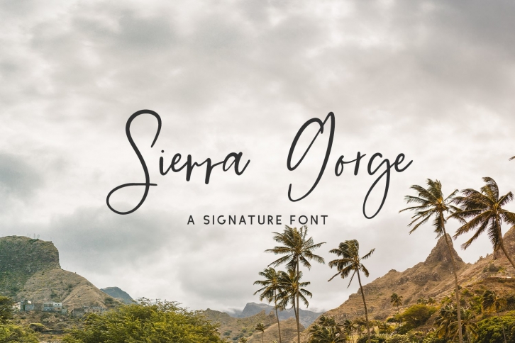 Sierra Gorge Script Font Download