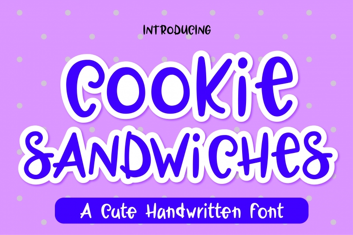 Cookie Sandwiches Font Download