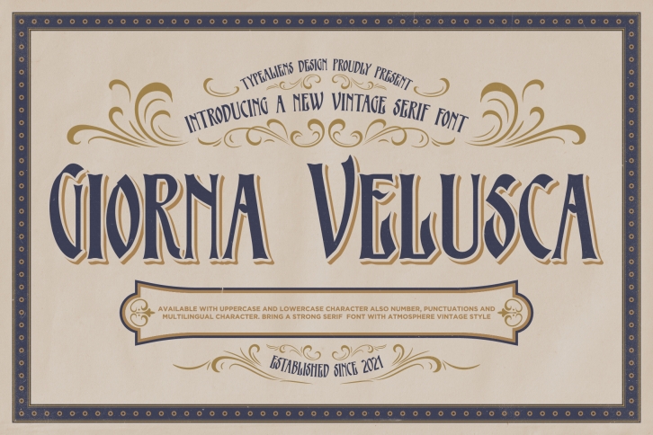 Giorna Velusca Font Download