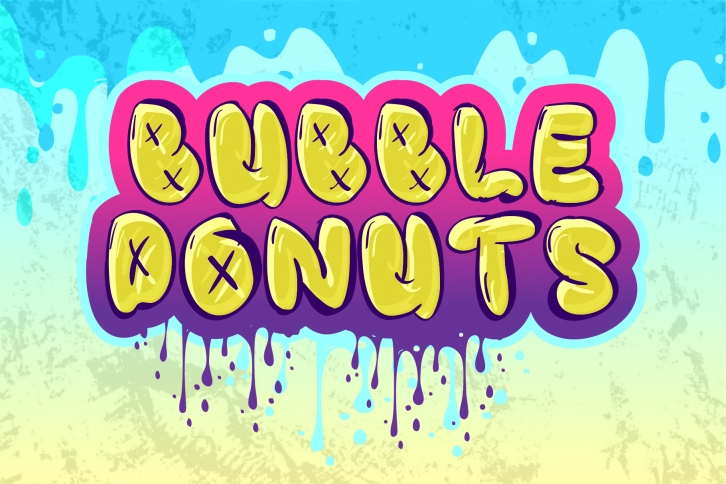 Bubble Donuts Font Download