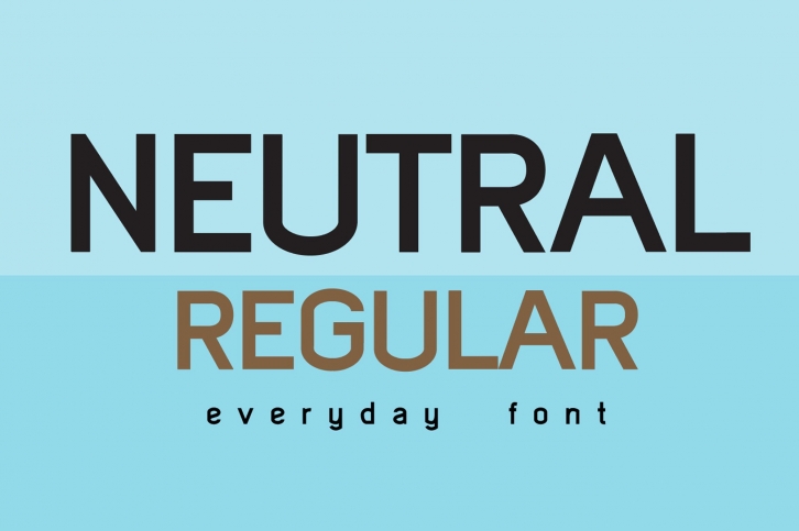 Neutral Font Download
